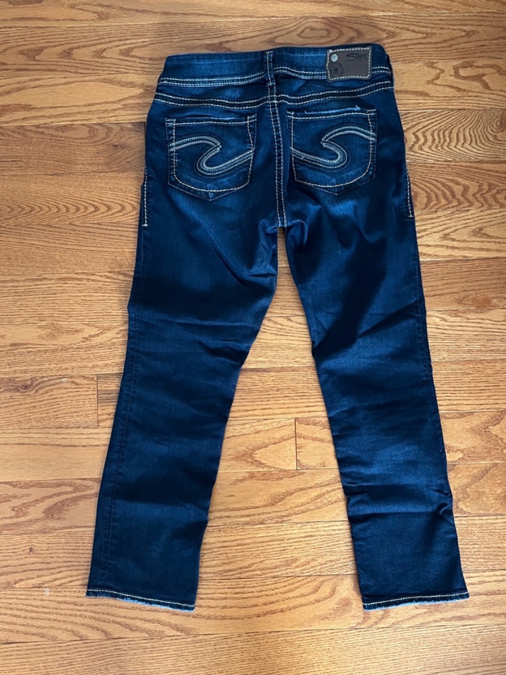 Silver Jeans Skinny Dark Blue Stretch Denim - Picture 2 of 15